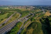 M74 Maryville Interchange - aerial from west.jpg