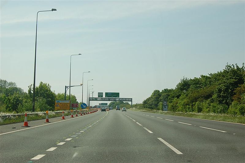 File:A2 Re-alignment Pepperhill to Cobham (London-bound) - Coppermine - 18139.jpg