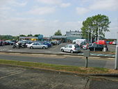 Car park at Toddington Services - Geograph - 426654.jpg