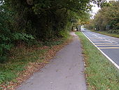 Cycle Path beside the B1248 - Geograph - 1543251.jpg