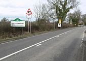 Entering Leicestershire along Atherstone Road - Geograph - 672063.jpg