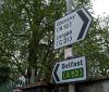 'C' Road sign, Crumlin - Geograph - 3448162.jpg