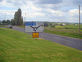 A449 at the Travellers Rest - Geograph - 1527488.jpg