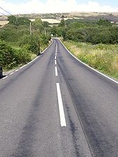 The B3069 road at Corfe Common - Geograph - 221907.jpg