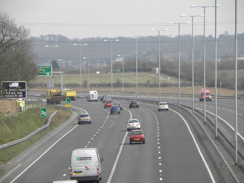 File:A13 east3 Church Road 2013.JPG