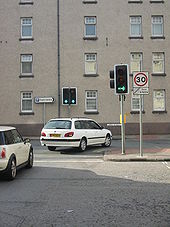 IOM Douglas Lord Street Crossing Amber Arrow - Coppermine - 13273.JPG