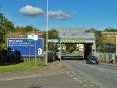 Entering Hillingdon under railway bridges - Geograph - 3167982.jpg