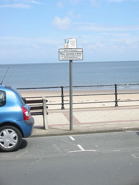 File:IOM Peel Department Of Transport Parking Sign - Coppermine - 13413.JPG