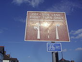 Lane directions, Harrow - Coppermine - 22091.JPG