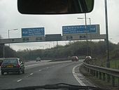 The split for the M60 at the southern end of the M61. - Coppermine - 1217.jpg