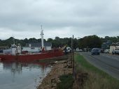 B3395 passing Bembridge Harbour (C) David Smith - Geograph - 2105170.jpg