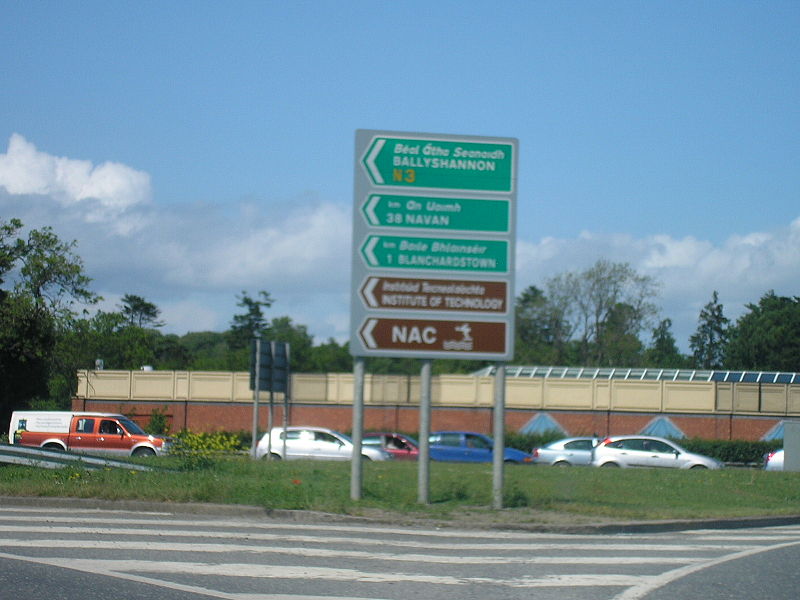 File:N3 Northbound, "Ballyshannon" (correct as of 2007) shown as control city. - Coppermine - 11933.JPG