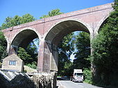 Viaduct at Shepton Mallet - Geograph - 498370.jpg