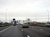 M42 Motorway Approaches Junction 6 - Geograph - 1603883.jpg