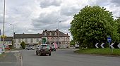 Muckley corner roundabout - Geograph - 1870766.jpg