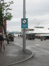 Norway, Bergen No Parking Sign - Coppermine - 14246.JPG