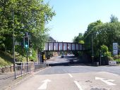 Railway bridge crossing the B769 (C) Elliott Simpson - Geograph - 1871451.jpg