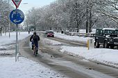 Bath Road after the snow - Geograph - 1657664.jpg