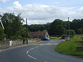 North Grimston village, zig-zag bend in B1248 - Geograph - 1421803.jpg