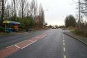 A559 approach to the M56 at Lower Stretton - Geograph - 1110701.jpg
