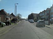 Coxford Road climbs towards junction... (C) Stuart Logan - Geograph - 2935497.jpg