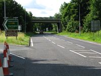 A68 - A69 Road Junction North of Corbridge - Geograph - 1409660.jpg