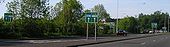 Lane designation signs on approach to A56-A55-M53 junction. - Coppermine - 22280.jpg