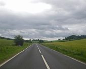 Road scene west of Fernie Burn (C) C Michael Hogan - Geograph - 3041812.jpg