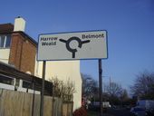 Road sign on Locket Road, Wealdstone - Geograph - 2280157.jpg