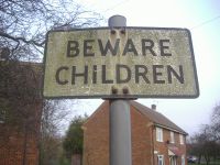 Beware children close.JPG