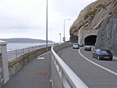 Eastbound tunnel at Penmaen-bach - Geograph - 226798.jpg