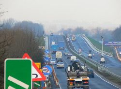 New flyover, Commonhead, Swindon, after partial opening - Geograph - 331318.jpg