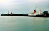 Sealink Ferry at Folkestone Harbour Pier, 1979 - Geograph - 4409068.jpg