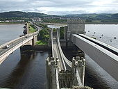 The Three Conwy Bridges - Geograph - 1769695.jpg