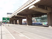 M4, A4, and roundabout sign - Geograph - 741844.jpg