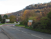 A466 approaches the A40, NE Monmouth.jpg