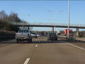 M54 Motorway - Middle Lane overbridge - Geograph - 2246414.jpg