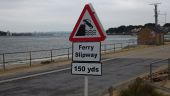 Ferry slipway sign Sandbanks Ferry.jpg