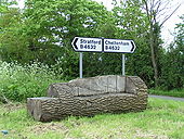 Log seat - Geograph - 814999.jpg