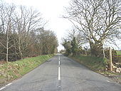 The B4354 eastwards of Frochas - Geograph - 677363.jpg