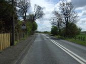 Approaching the level crossing at Belford Junction - Geograph - 4462916.jpg