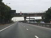 Tame Valley Canal Crosses The M5 Motorway - Geograph - 1522003.jpg