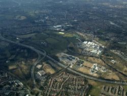Cheadle sewage works from the air - Geograph - 3445422.jpg