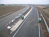 Gonerby Moor Improvements - New Carriageway Looking North - Coppermine - 16278.jpg