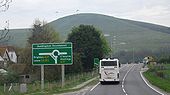 Approaching Beddingham Roundabout on the A26 - Geograph - 1838719.jpg