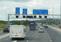 The M25 northbound at junction 29 - Geograph - 4071807.jpg