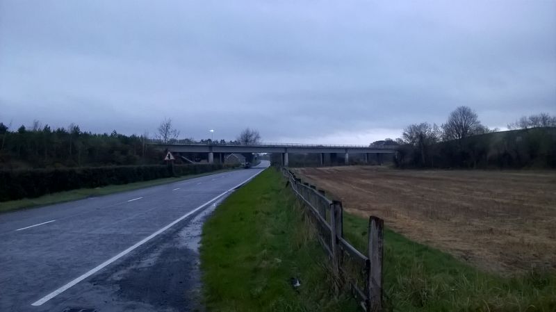 File:20190404-1939 - A1 Newry River Viaduct from A27 looking north 54.21009N 6.355286W.jpg