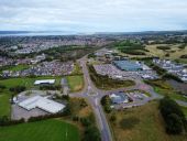 Gaelic School Roundabout - aerial from SW.jpg