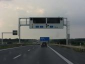 A13 approaching the A10 Berliner Ring (Berlin outer ring road) - Coppermine - 22602.JPG