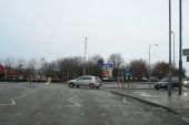 Broadfields Retail park roundabout from... (C) John Firth - Geograph - 2214238.jpg
